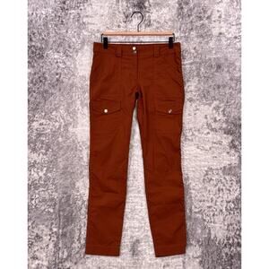 Anatomie Kate Skinny Cargo Pants Small Womens Burnt Orange